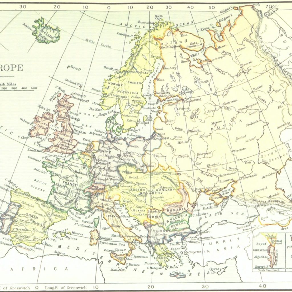 Europe map